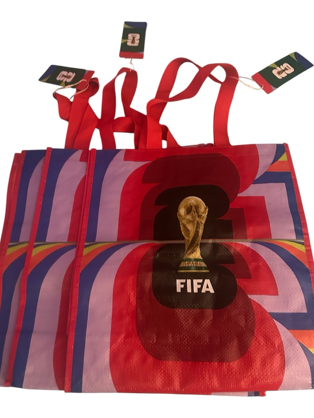 FIFA World Cup Red Graphic Tote Bag
